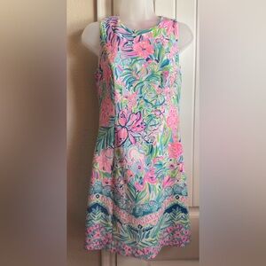 PENDING Lilly  Pulitzer Pink, Green & Blue Floral Midi Dress